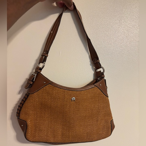 Etienne Aigner Handbags - Etienne Aigner Brown Leather woven Shoulder Bag